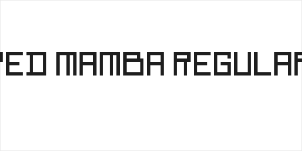 Red Mamba Regular Logo