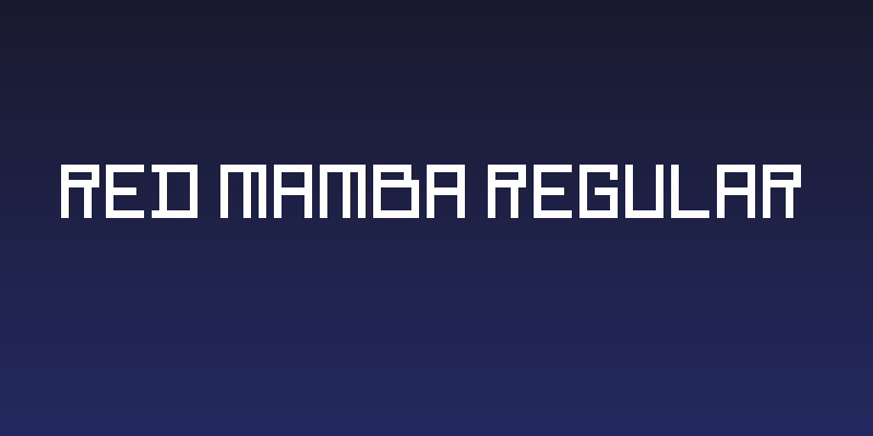 Red Mamba Regular Social Header