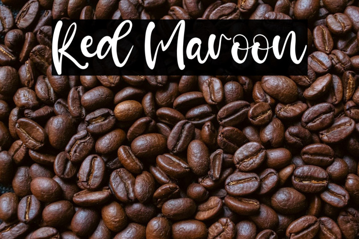 Red Maroon Example 3