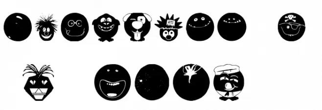 Red Nose Day フォント 大文字