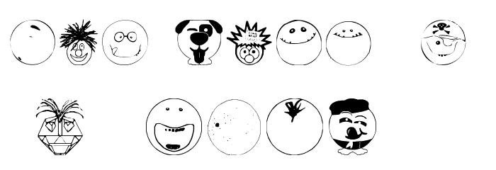 Red Nose Day Font LOWERCASE