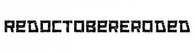 Red October Eroded  baixar fontes gratis