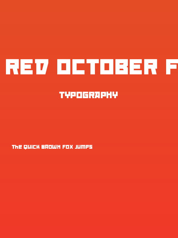 Red October Fat Poster