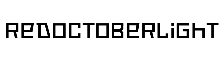 Red October Light  Free Fonts Download