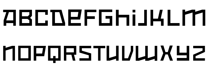 Red October Light Font LOWERCASE