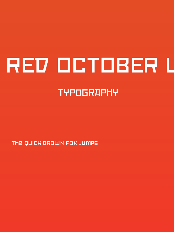 Red October Light Poster