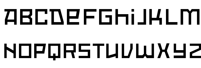 Red October Light Font LOWERCASE