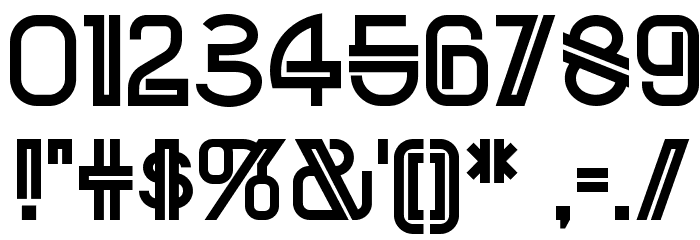 Red October NF Font OTHER CHARS