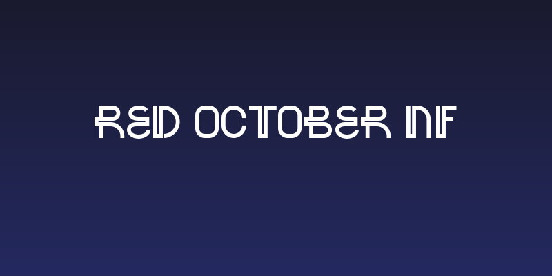 Red October NF Social Header