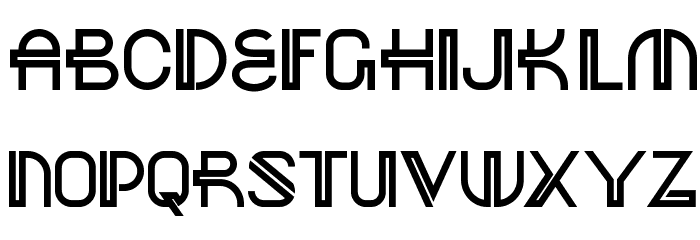 Red October NF Font LOWERCASE
