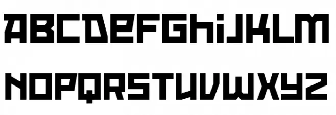Red October Font Litere mici