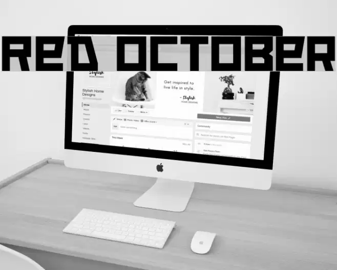 Red October Font examples