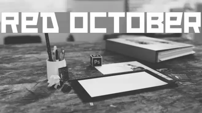Red October Font examples