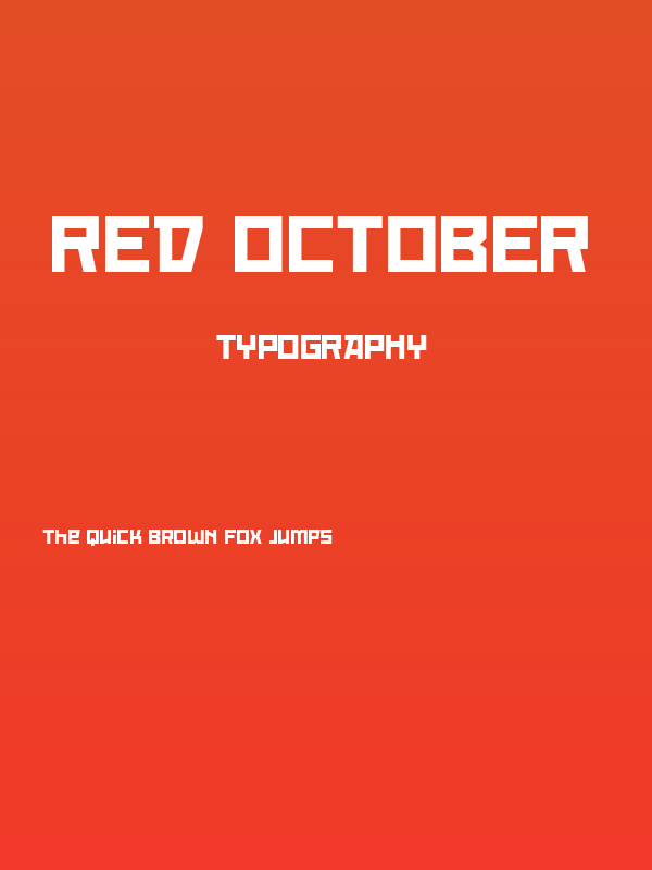 Red October Poster