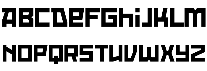 Red October Font Litere mici