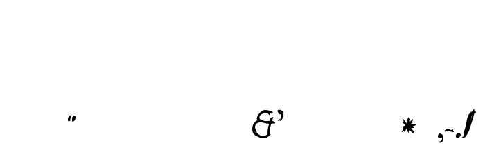 Red Pen Society Font OTHER CHARS