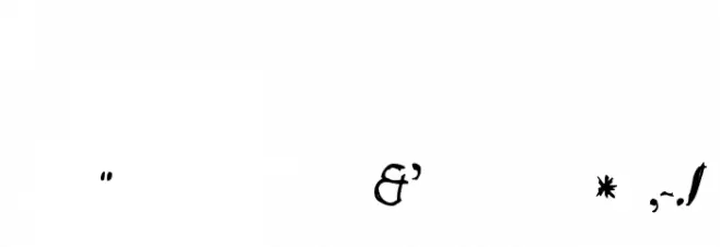 Red Pen Society Font OTHER CHARS