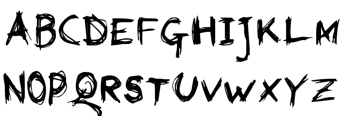 Red Pen Society Font LOWERCASE
