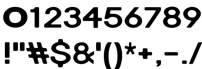 Red Rabbit Font OTHER CHARS