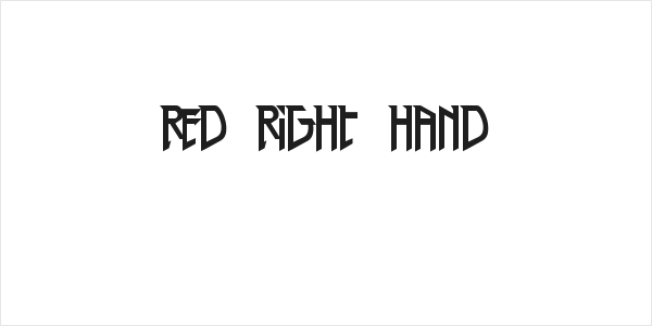 Red Right Hand Logo