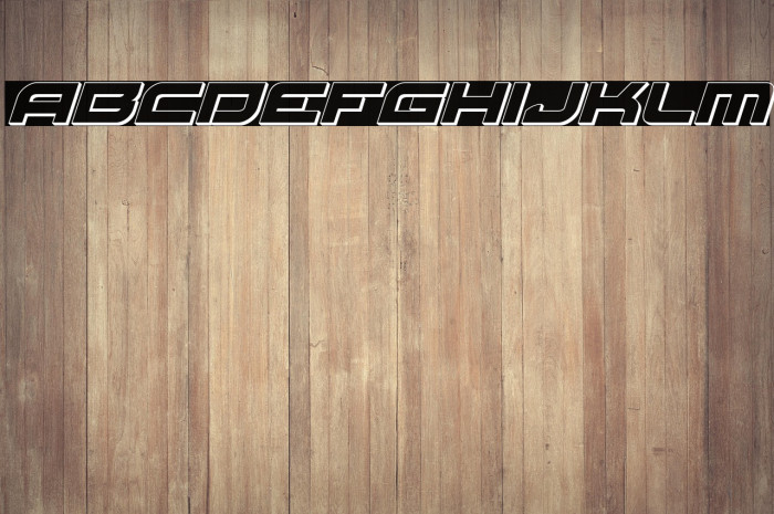 Red Rocket 3D Italic Example 1