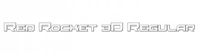 Red Rocket 3D Regular 