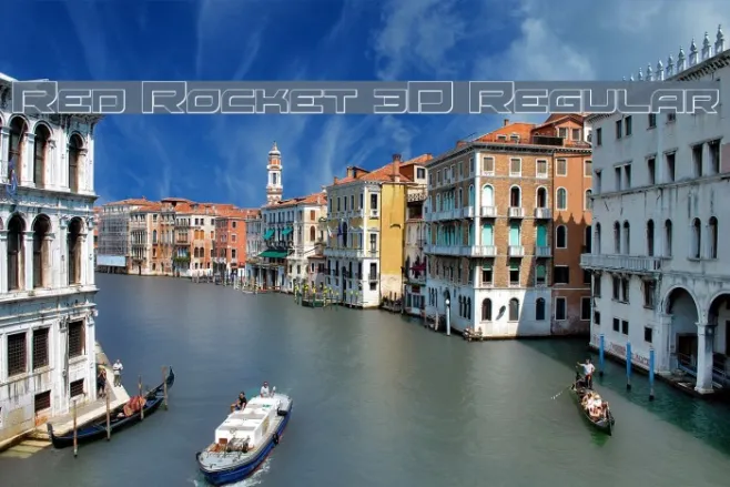 Red Rocket 3D Regular Example 1