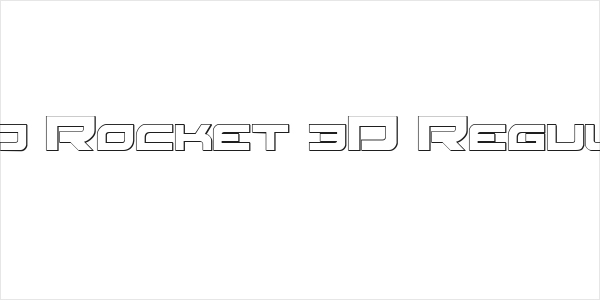 Red Rocket 3D Regular Logo
