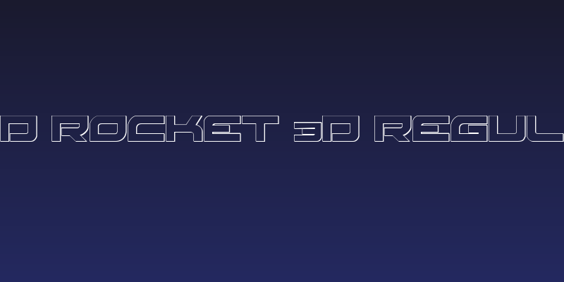Red Rocket 3D Regular Social Header