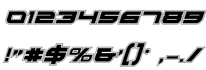 Red Rocket Academy Italic Font OTHER CHARS