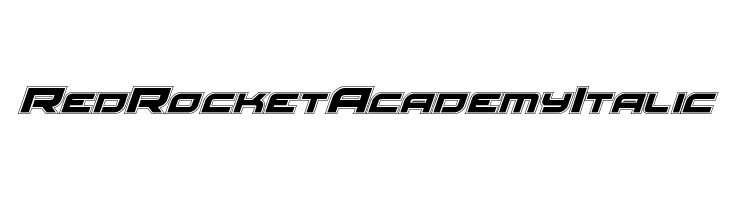 Red Rocket Academy Italic  Descarca Fonturi Gratis