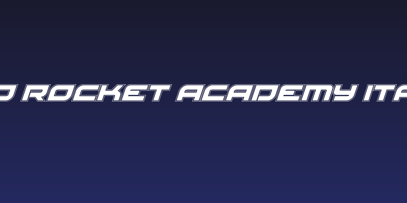 Red Rocket Academy Italic Social Header