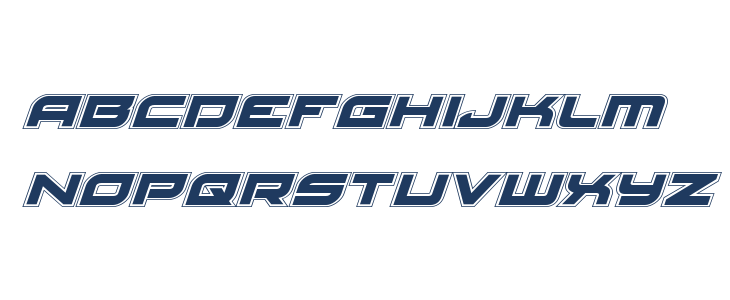 Red Rocket Academy Italic Lowercase