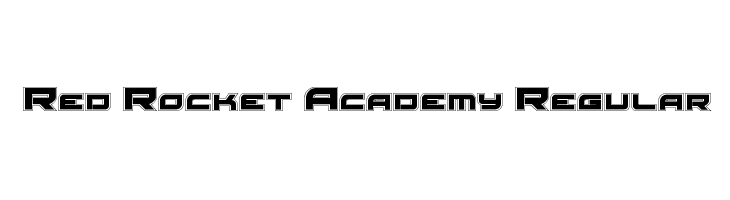 Red Rocket Academy Regular  Скачать бесплатные шрифты