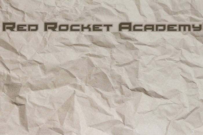 Red Rocket Academy Example 3