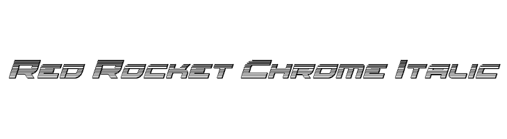 Red Rocket Chrome Italic  フリーフォントのダウンロード