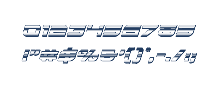 Red Rocket Chrome Italic Other Characters