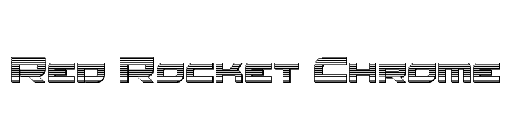Red Rocket Chrome  Fuentes Gratis Descargar