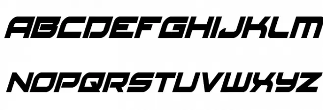 Red Rocket Condensed Italic Fuentes MAYÚSCULAS