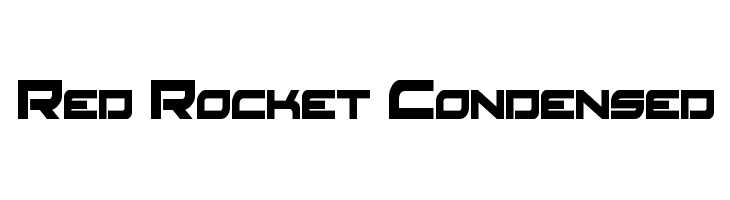 Red Rocket Condensed  Скачать бесплатные шрифты