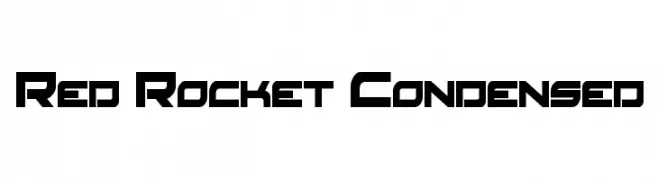 Red Rocket Condensed  नि: शुल्क फ़ॉन्ट्स डाउनलोड
