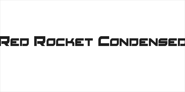 Red Rocket Condensed Logo