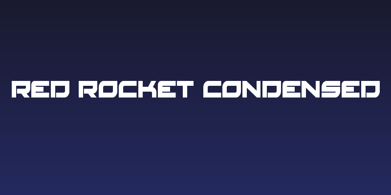 Red Rocket Condensed Social Header