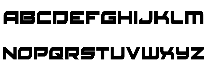 Red Rocket Condensed Font LOWERCASE