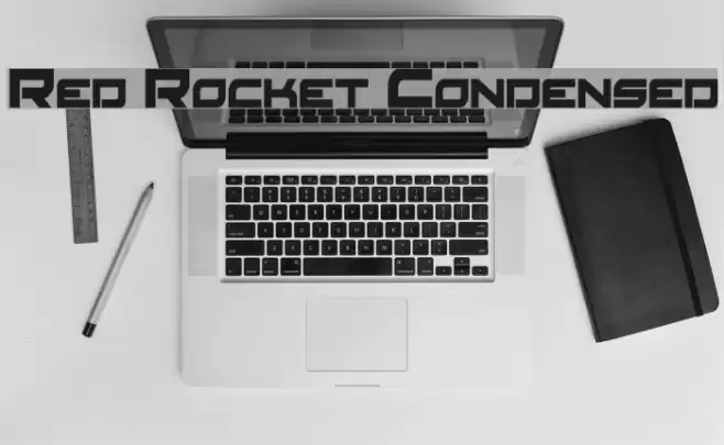 Red Rocket Condensed Font examples