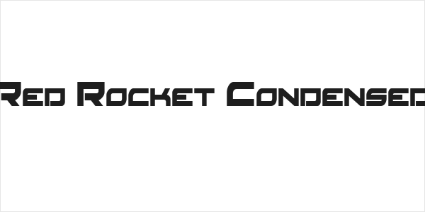 Red Rocket Condensed Logo
