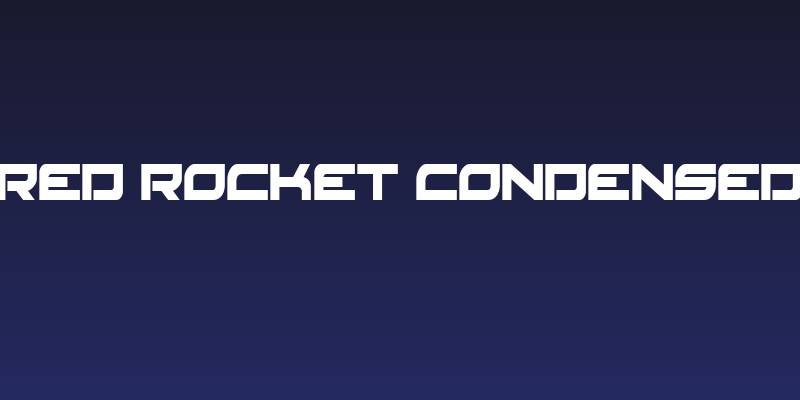Red Rocket Condensed Social Header