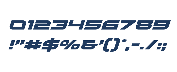 Red Rocket Expanded Italic Other Characters