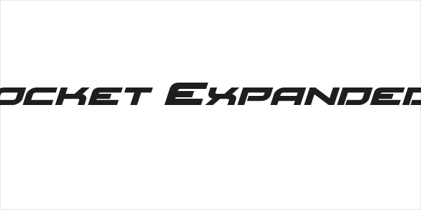Red Rocket Expanded Italic Logo