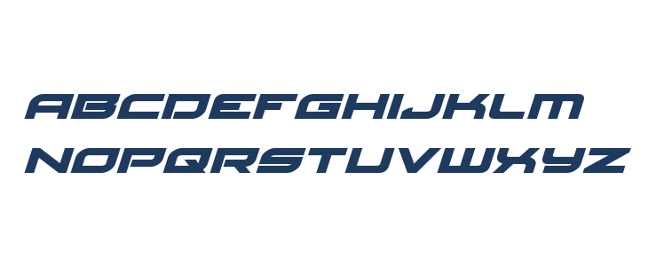 Red Rocket Expanded Italic Lowercase